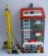FIGURINE LEGO CITY 7633 CONSTRUCTION DE SITE CAMION GRUE IMMEUBLE MONTE CHARGE SEMI DE TRANSPORT ET PELLETEUSE Légo - Lego System
