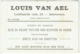 Carte Visite. Antwerpen/Anvers. Tapijten/Carpetten. Tapis. Louis Van Ael. - Cartes De Visite