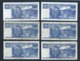 Lot Of 6 Pcs. Singapore $1 Ship Series Banknote Money  (#129) - Singapore