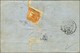 GC 1769 / N° 60 Paire Càd T 17 LE HAVRE (74) Sur Lettre Adressée Par La Voie Des Bâtiments De Commerce à Lima. Au Verso, - 1871-1875 Ceres