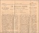 GC 347 / N° 29 Càd PARIS / LES BATIGNOLLES 7 NOV. 70 Sur Ballon Poste N° 1 (saumon) Pour Sillé Le Guillaume, Càd D’arriv - Krieg 1870