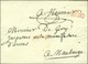 FRANC Couronné Rouge Sur Lettre En Franchise Pour Maubeuge, Au Verso Beau Cachet De Cire ADMINISTRATION / GENERALE / DES - 1701-1800: Precursori XVIII