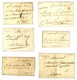 Lot De 11 Lettres D'Auxerre : 1 Marque Postale Du 17e Et 10 Du 18e. - TB. - Sonstige & Ohne Zuordnung