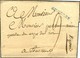 AUXERRE Bleu (L N° 8) Sur Lettre Avec Belle Vignette Et Texte Daté. 1790. - TB / SUP. - Sonstige & Ohne Zuordnung