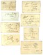 Lot De 29 Lettres D'Avallon : Marques Postales Du 18e, PD, PP, Càd, PC Et GC. - TB. - Sonstige & Ohne Zuordnung