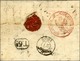 CHANCELLERIE / DU SENAT Rouge (S N° 1521a) + POSTES / SENAT / CONSERVATEUR Rouge (S N° 1516b) Sur Lettre Avec Trés Bon T - Frankobriefe
