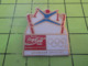 1012b PINS PIN'S / Beau Et Rare : Thème COCA-COLA / SKI ACROBATIQUE  ALBERTVILLE 92 JEUX OLYMPIQUES  SPONSOR OFFICIEL - Coca-Cola