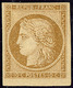 * No 1, Bistre-jaune, Petit Bdf, Jolie Pièce. - TB. - R - 1849-1850 Cérès