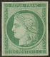 (*) No 2a, Vert Clair, Jolie Pièce. - RR (cote Maury) - 1849-1850 Ceres