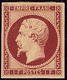 * No 18a, Carmin Foncé, Superbe Nuance Proche Du Velours. - TB. - RR - 1853-1860 Napoléon III