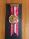 Suisse Médaille En Bronze Avec Ruban " Marche De La Sarine 1976, Ecuvillens-Posieux  " Les Costumes Nationaux Glaris - Autres & Non Classés