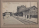 CPA 59 - BAVAY - La Gare , Vue Des Quais - TB PLAN Intérieur Et Vue Sur La Voie + ANIMATION + TB Verso 1914 - Bavay