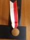 Suisse Médaille En Bronze Avec Ruban " Marche De La Sarine 1976, Ecuvillens-Posieux  " Les Costumes Nationaux Bale - Autres & Non Classés