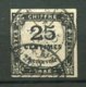 14563 FRANCE  Taxe N°5 ° 25c. Noir (I) Typographie  1871   B/TB - 1859-1959 Oblitérés