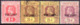 BRITISH VIRGIN ISLANDS 1916-19 SG 78c-79b Compl.set Incl.all Colour Vars For 3d CV £91+ - British Virgin Islands