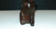 Statuette D'un Chat En Alliage Cuivreux - Art Africain