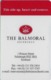 The Balmoral Edinburgh Scotland Hotel Room Key Card - Hotel Keycards