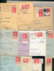 N°283, (x58) PAIX 50 Ct Rouge Avec BANDELETTES PUBLICITAIRES DE CARNET Sur 57 Env. Entre 1932 Et 1937. - Lettres & Documents