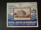 Etiquette  D'Hôtel. Luggage Label.   HOTEL  SUISSE Et De BORDEAUX. Place De La Gare à  GRENOBLE.Signé ROB DAC - Etiquettes D'hotels