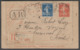 Entier Postal REC.AR Avec Complément D'affranchissement (1914) ! - 1877-1920: Periodo Semi Moderno