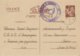 Entier Postal 90c Iris 2eme Bataillon De Chasseurs à Pied à JUJURIEUX - Guerre De 1939-45