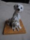 Statuette De Chien - Dalmatien Et Son Chiot - Animali