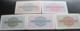 USSR Soviet Russia Vneshposyltorg Foreign Trade Set Of Checks 2, 5, 10, 25, 50 Kopecks 1976 Series A UNC - Rusland