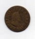 FRANCE, Double Tournois, 1605, Copper - 1589-1610 Enrico IV