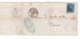 898/29 - Lettre TP 15 Médaillon Points 60 BRUXELLES 1865 - Superbe Entete Verreries Cristalleries Zoude à NAMUR - 1863-1864 Medaillons (13/16)