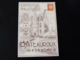 CACHET COMMEMORATIF -   EXPOSITION  PHILATELIQUE  -  CHATEAUROUX  -  1943  -   SUR CARTE POSTALE NUMEROTEE  - - Bolli Commemorativi