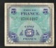 Billet 5 Francs Drapeau 1944 Sans Série - 1944 Drapeau/France