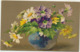 70-146 Helvetia Schweiz Suisse Switzerland Flowers Sent From Obfelden - Sent