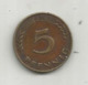 Monnaie ,  Allemagne ,  5 Pfennig ,  1968 J ,  2 Scans - 5 Pfennig