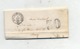 Lettre Cachet Beaumont Le Roger Payé 30 + Rouen - 1849-1876: Période Classique