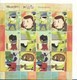 ARGENTINA 2008,CHRISTMAS, TALES AND SONGS, NOEL, CONTES ET CHANTS, MINIATURE SHEET 12 VALUES 2 SETS OF 6 - Unused Stamps