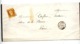 Lettre Cachet Losange Versailles Sur Napoleon - 1849-1876: Période Classique