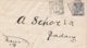 Nederlands Indië - 1903 - 10 Cent Opdruk Op Bontkraag, Envelop G14 Van VK TELOEKBETOENG Naar Padang - Indie Olandesi