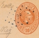 Nederlands Indië - 1893 - 10 Cent Willem III, Envelop G6 Van Rond- En Puntstempel TEMANGGOENG Naar Samarang - Nederlands-Indië