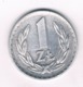 1 ZLOTY 1972  POLEN /6520/ - Pologne