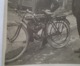 Photo Ancienne - Pierre Et Sa Cyclette, Moto? Monocylindre? Motobecane? Gagnant Catégorie Bicyclettes à Moteur Aube 1922 - Ciclismo