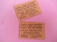 2 Tickets D'entrée Pendant Les Travaux Préparatoires/Exposition Coloniale Internationale De Paris/1931   VPN217 - Tickets D'entrée