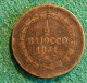 1/2 Baiocco 1851 - Vaticano