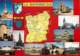 53 - Département De La Mayenne - Multivues - Carte Géographique - Blasons - Voir Scans Recto-Verso - Autres & Non Classés