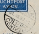 Nederlands Indië - 1932 - 12,5 & 50 Cent Op LP-briefje Van LBnr BATAVIACENTRUM/17 Naar Hoorn / Nederland - Nederlands-Indië