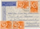 Nederlands Indië - 1933 - 4x Willem I 1e Oplage Op LP-briefje Van LBnr KEDIRI/2 Naar Utrecht / Nederland - Nederlands-Indië