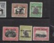 North Borneo, 1918, MRed Cross Opt, 1c,2c,4c,6c, 8c, Perf 14, MH* - Bornéo Du Nord (...-1963)