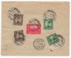 1923 KINGDOM OF SHS, SLOVENIA, PTUJ TO ZURICH, SUISSE, REGISTERED MARK IN VIOLET, 6 POSTMARKS AT THE BACK - Covers & Documents