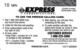 Sturgis 1994 Motocycle Rally Express Phone Ticket - Motorfietsen