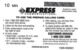 Sturgis 1994 Motocycle Rally Express Phone Ticket - Motorfietsen