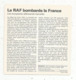 Fiche Illustrée , Edito Service ,1978 ,  2 Scans ,militaria ,guerre 1939-45, Avions,la RAF Bombarde La France.... - Geschiedenis